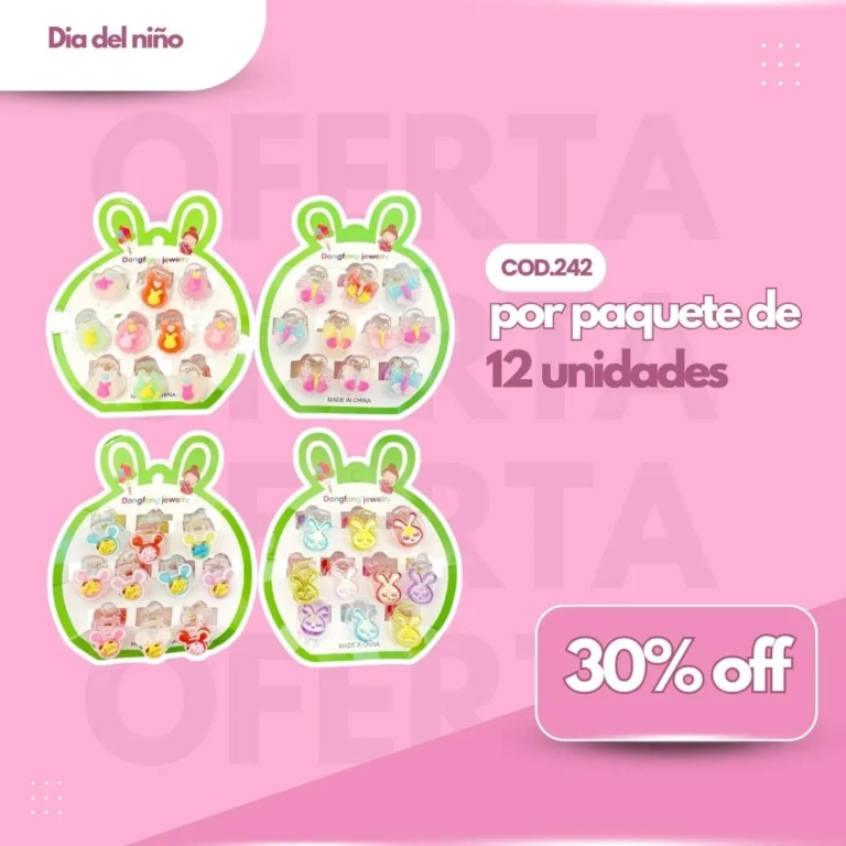 PROMO PAQ. BLISTER BROCHECITO 10pcs DONGFANG Cod.