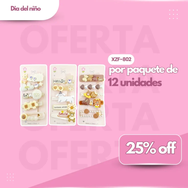 PROMO PAQ. HEBILLAS 5PCS