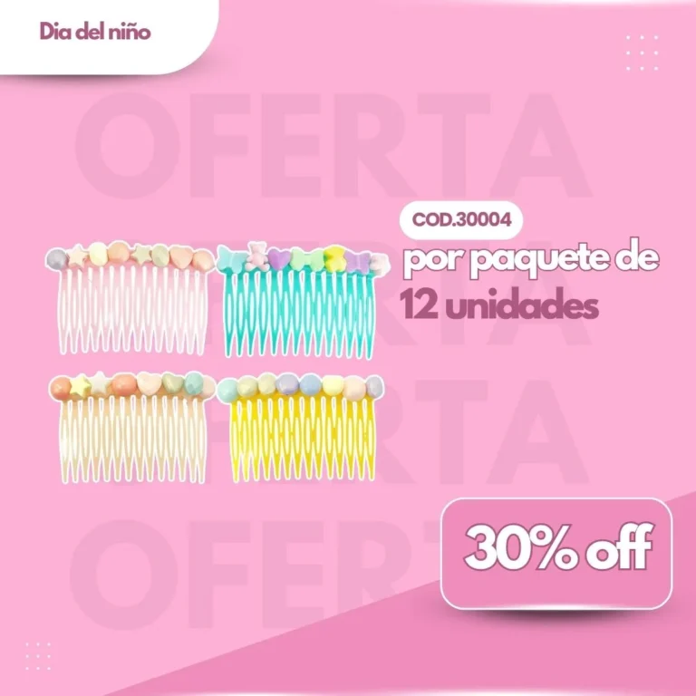 PROMO PAQ. PEINETA COD.
