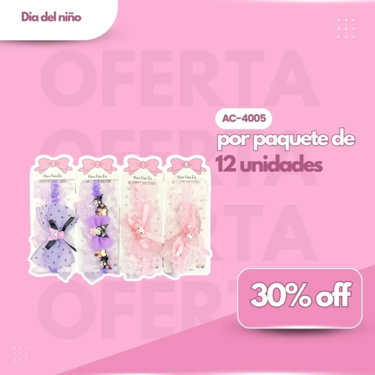 PROMO PAQ. VINCHA ELASTICA KUROMI/MELODY