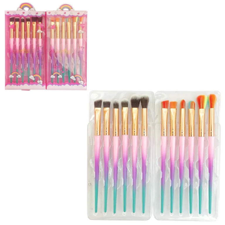 RAIN BOW SET BROCHA 6PCS
