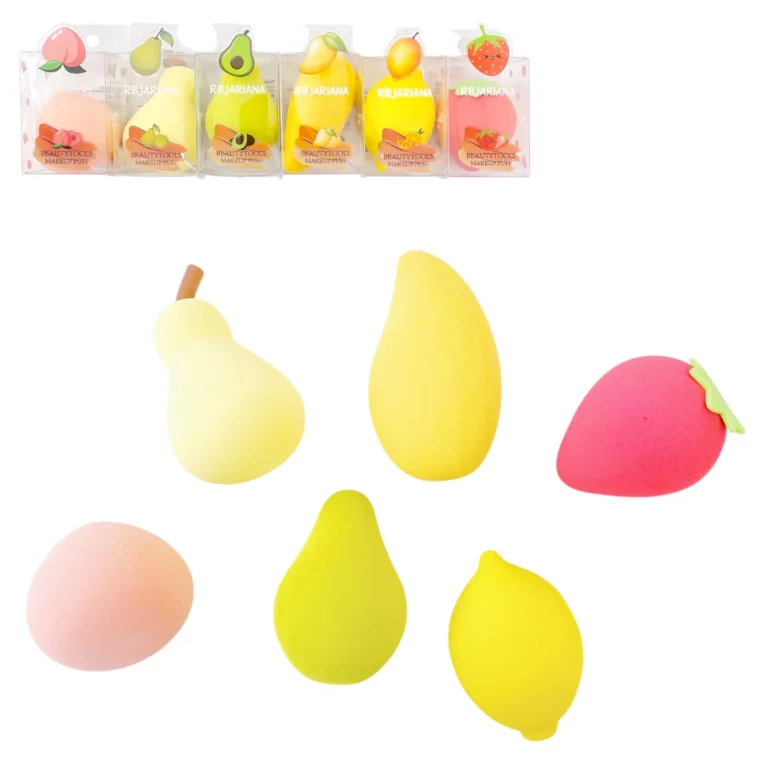 RBJARIANA ESPONJA DE MAQUILLAJE FRUTALES
