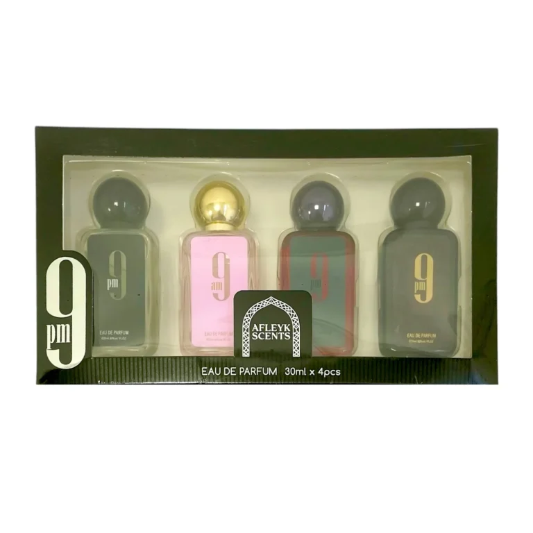 SET PERFUME MINIATURA 9PM 30ML 4pcs