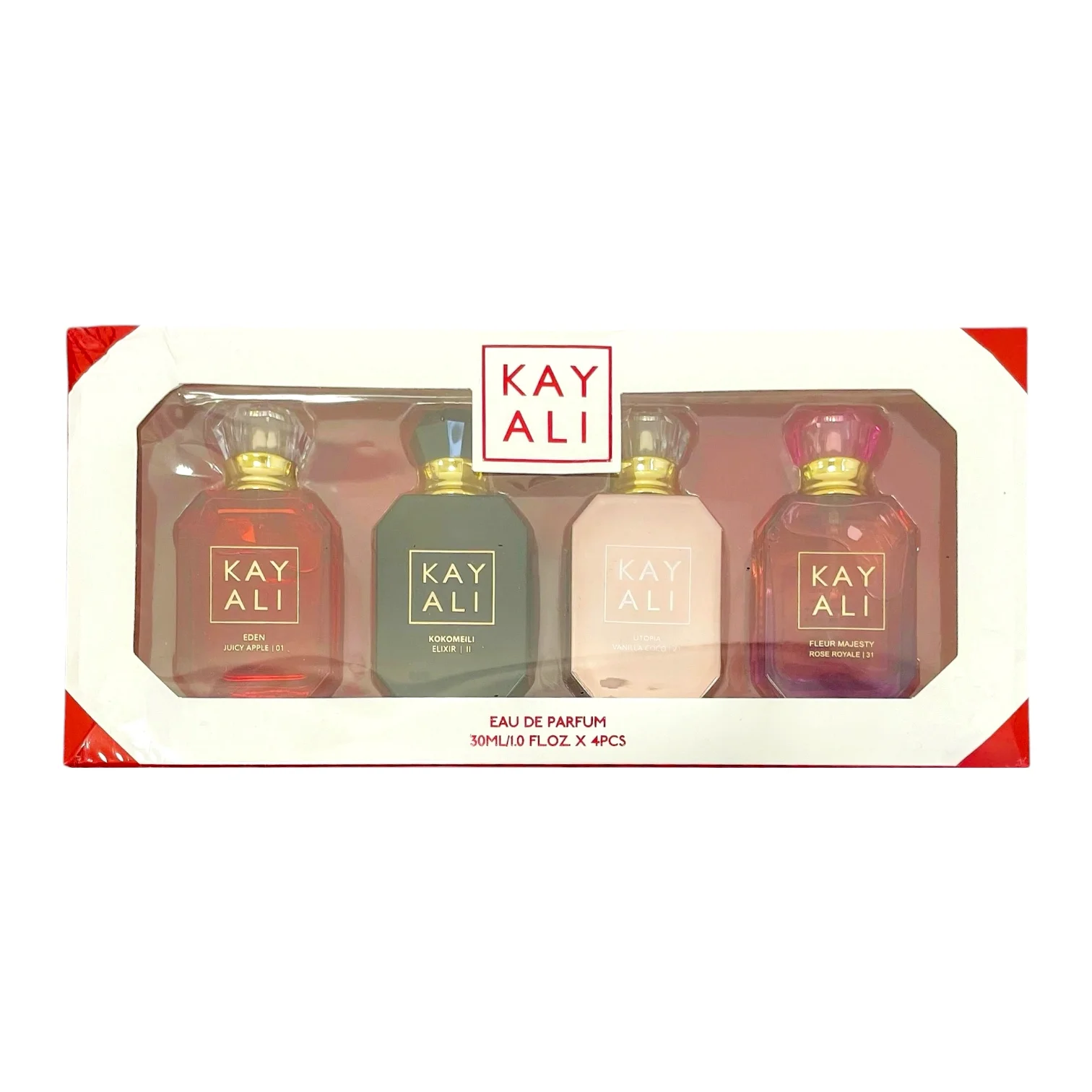 SET PERFUME MINIATURA KAY ALI 30ML 4pcs