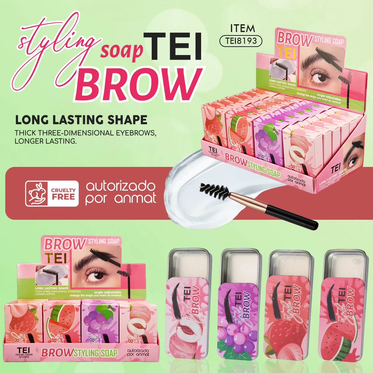 TEI GEL PARA CEJAS SABOR FRUTAL