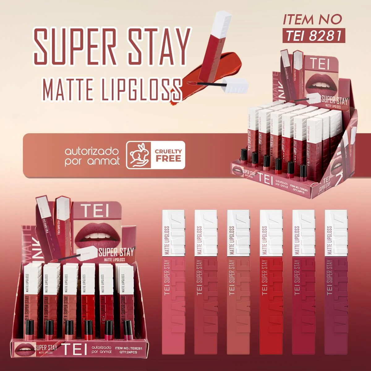 TEI LABIAL MATTE SUPER STAY