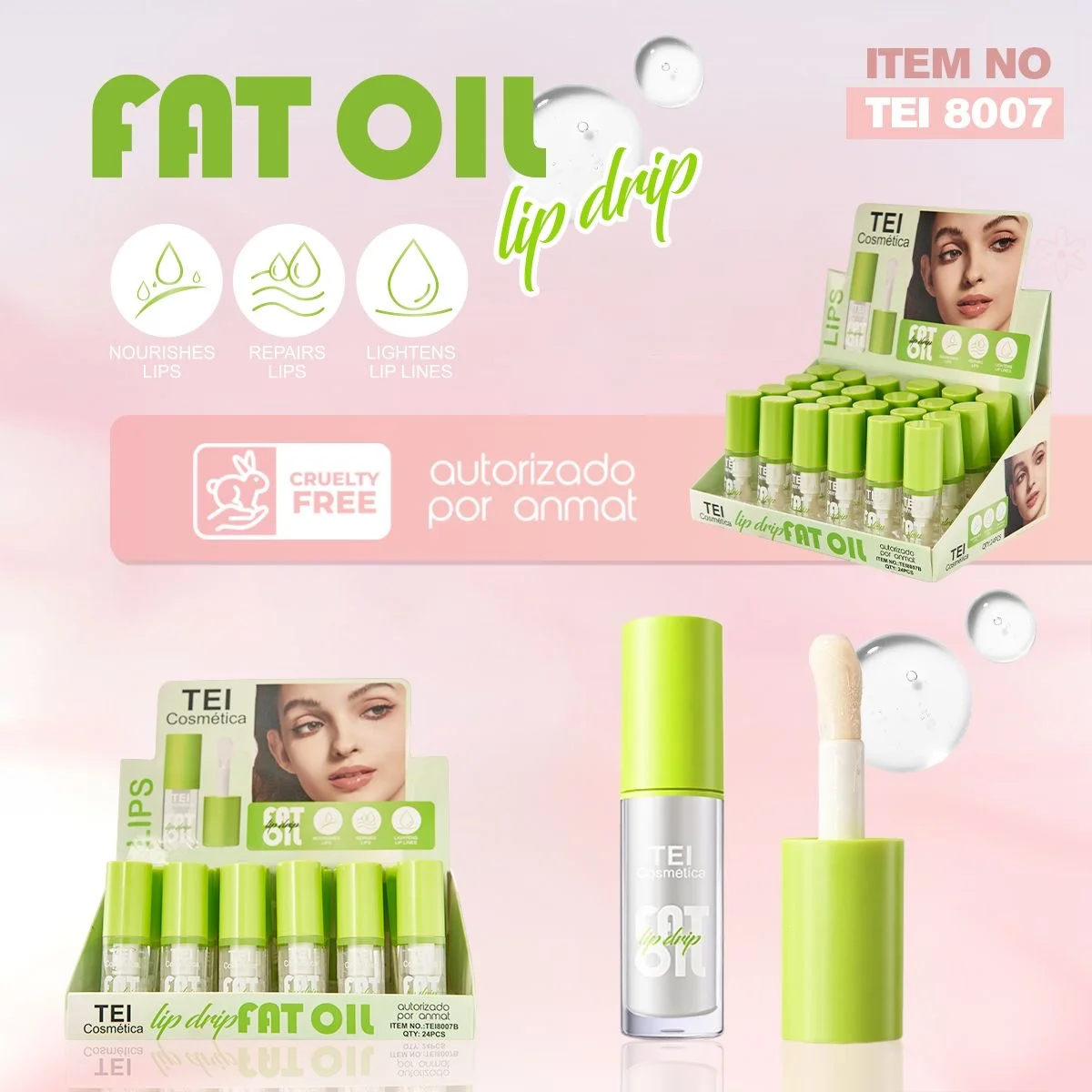 TEI LIP OIL FAT OIL LIP DRIP TEI8007B