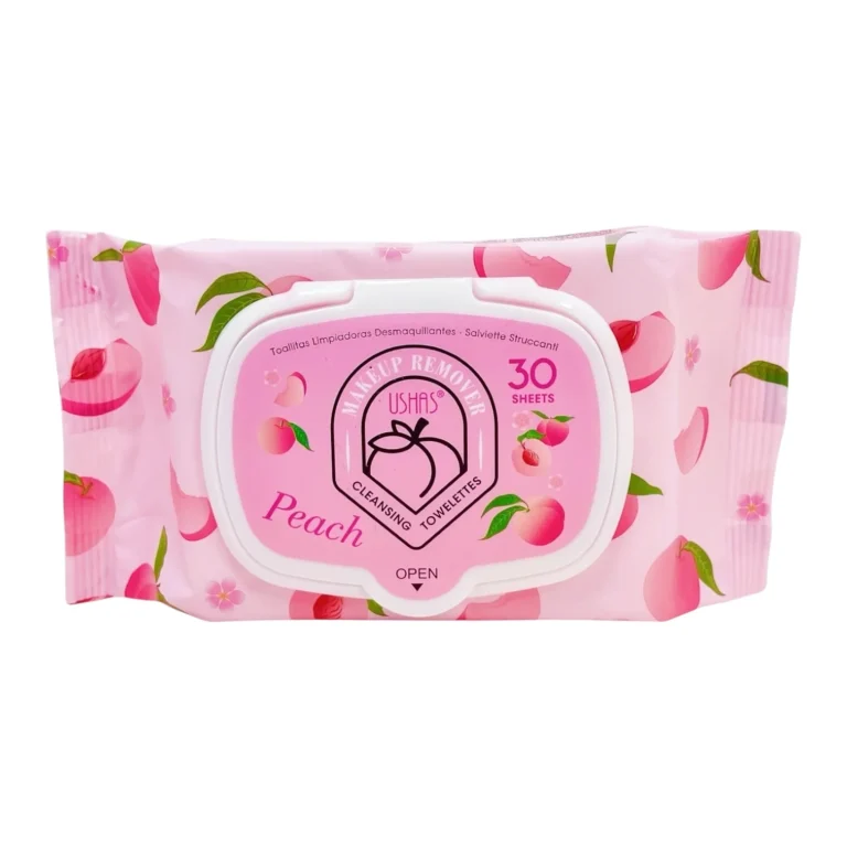 USHAS TOALLITAS DESMAQUILLANTE PEACH 30und.